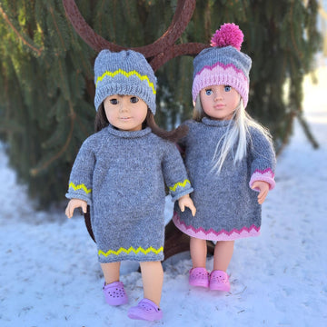 Doll Snowy Day Outfit