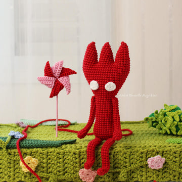 Three-Horned Yarny Spirit – Crochet Fanart Pattern (Digital PDF)