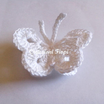 Baby hat with butterfly