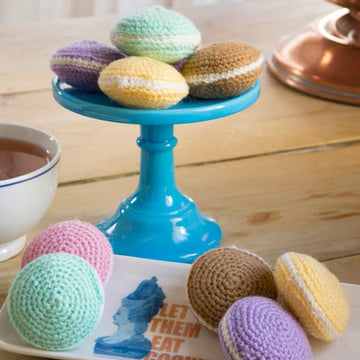Adorable Macarons in Red Heart Anne Geddes Baby - LW4200 - Downloadable PDF