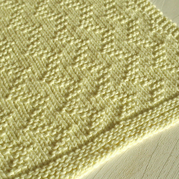 Easy zig zag baby blanket