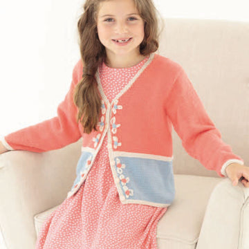 Round Neck and V Neck Cardigans in Sirdar Snuggly DK - 4751 - Downloadable PDF