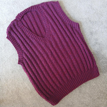 Burgundy Tank Top