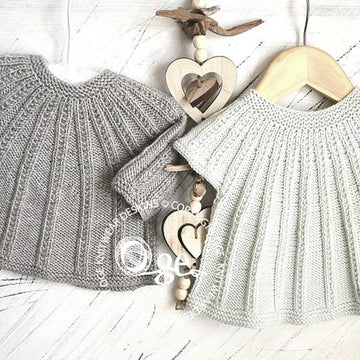 Seamless Top Down Cardigan and Onesie - P094