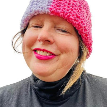 Two Tone Crochet Beanie