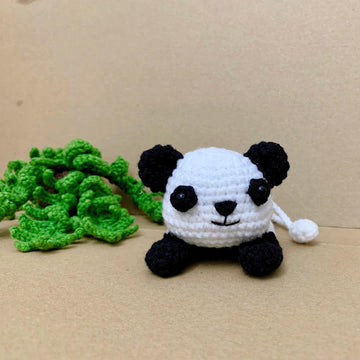 Baby Panda Keychain Holder