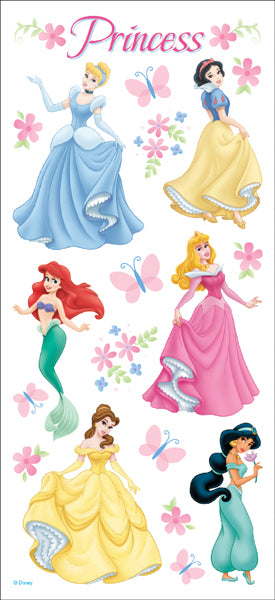 Trends International Disney Princess Stickers - Dreams W/Glitter