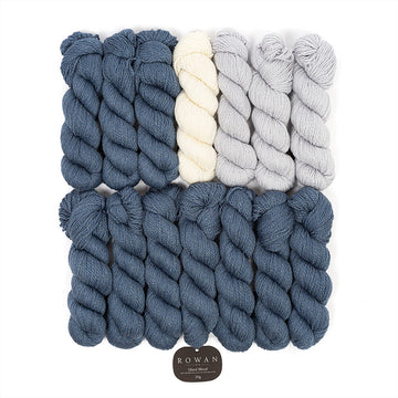 Rowan Medium Throw - Rowan Island Blend 14 Ball Colour Pack