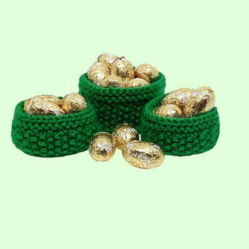 Chick, Bunny, Baskets for Easter chocolate eggs