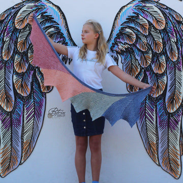 Tunisian Grace Wingspan Shawl
