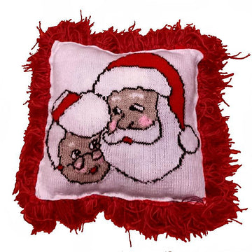 Mr & Mrs Santa Cushion