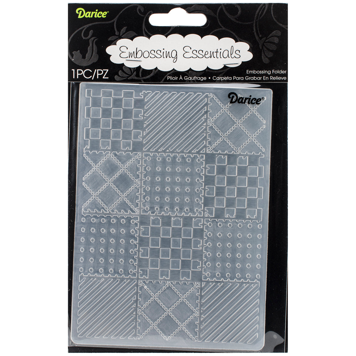 Darice Embossing Folder 4.25"X5.75" - Quilt Blocks