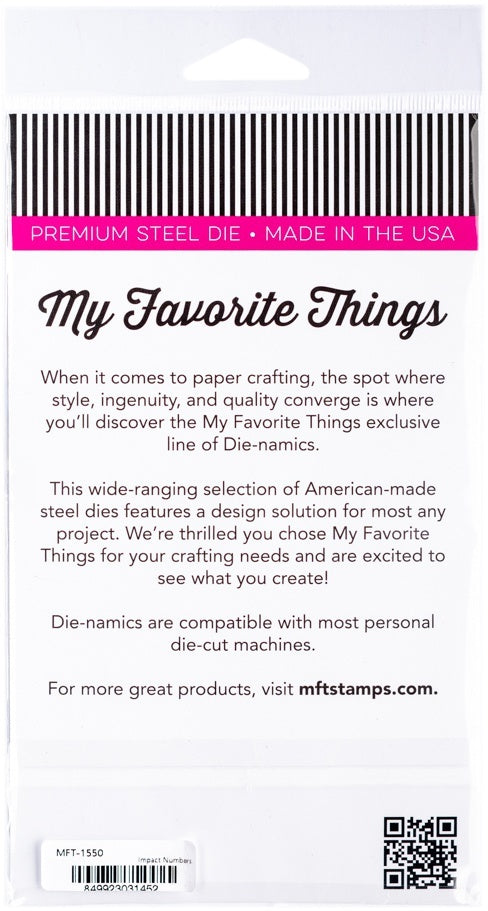 My Favorite Things Die-namics Die - Impact Numbers