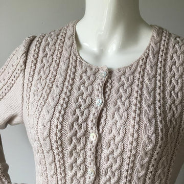 Lange Strickjacke für Damen Anael