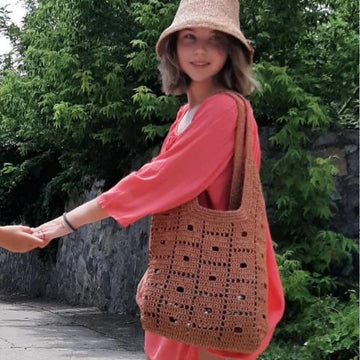 Hobo raffia bag Country