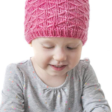 Trellis Stitch Hat