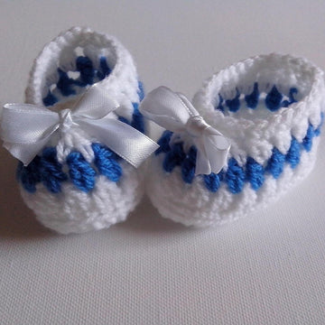 Blue Baby Booties