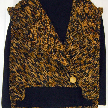 Autumn Waistcoat & Matching Hat (allsquareknits)