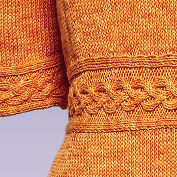 Cable Trim Pullover #175