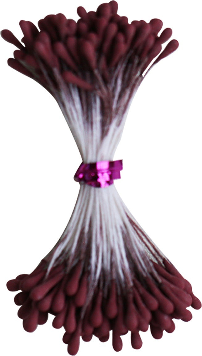Dress My Craft Pastel Thread Pollen - Pinkish Maroon