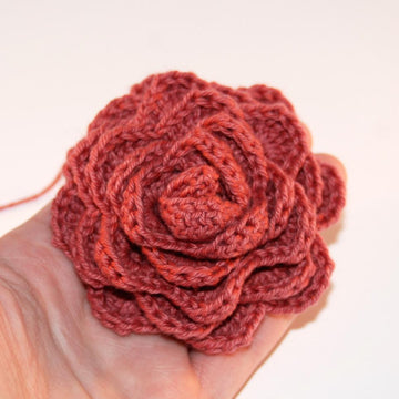 Rose and Leaves Embellishment