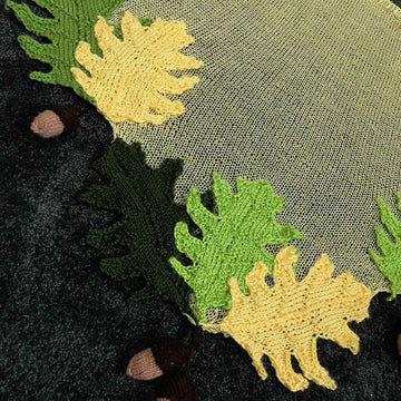Red Oak Leaf with Acorn Shawl