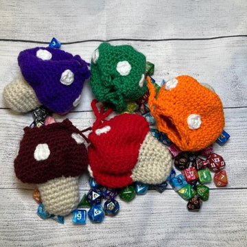 Mini Mushroom Dice Bag
