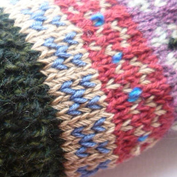 Peerie Fair Isle Wristwarmers