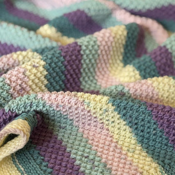 Easy Textured Knitted Blanket