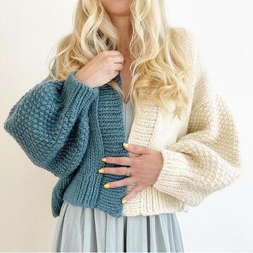 Bi-Colour Cardi