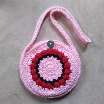 Crochet Flower Bag Pattern Beginner Kids Purse PDF Easy Toddler Handbag Crochet Small Crochet Bag With Strap DIY Girl’s Crochet Purse
