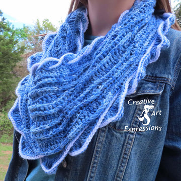Sea Breeze Infinity Scarf Adult Teen