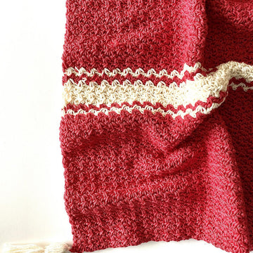 Candy Cane Baby Blanket
