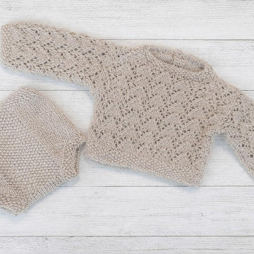 The helen newborn sweater set