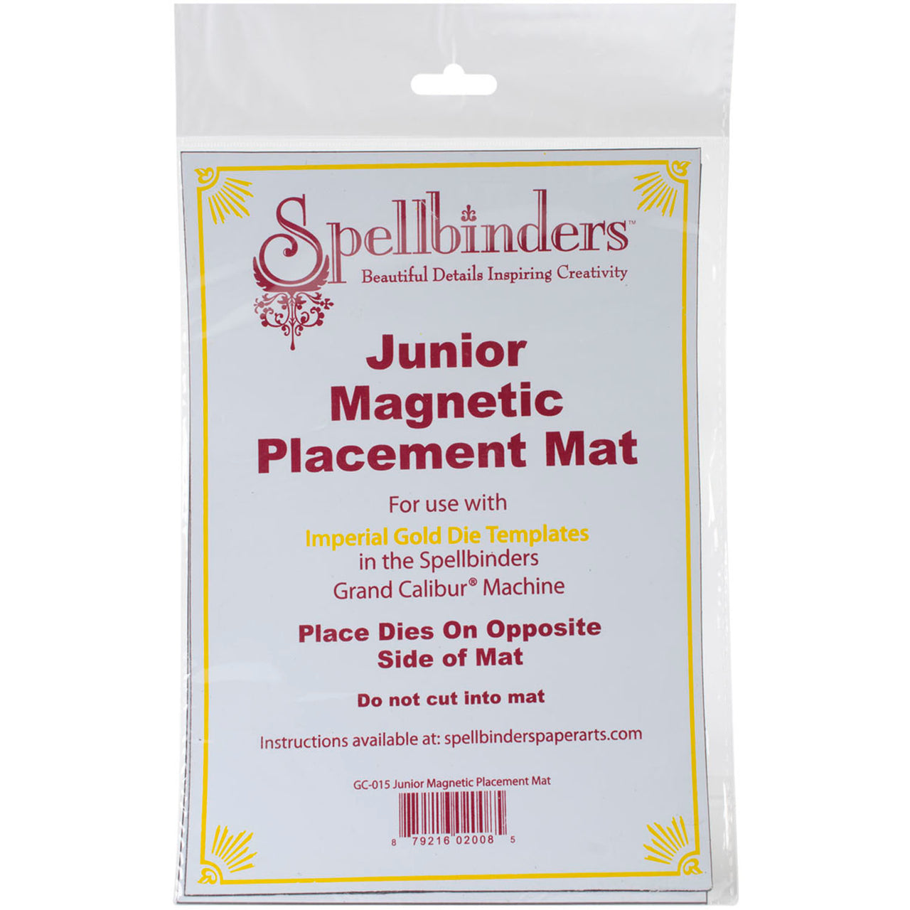 Spellbinders Grand Calibur Junior Magnetic Placement Mats - 8.5"X6", 2/Pkg