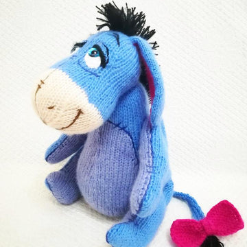 Knitted Donkey Winnie's friend