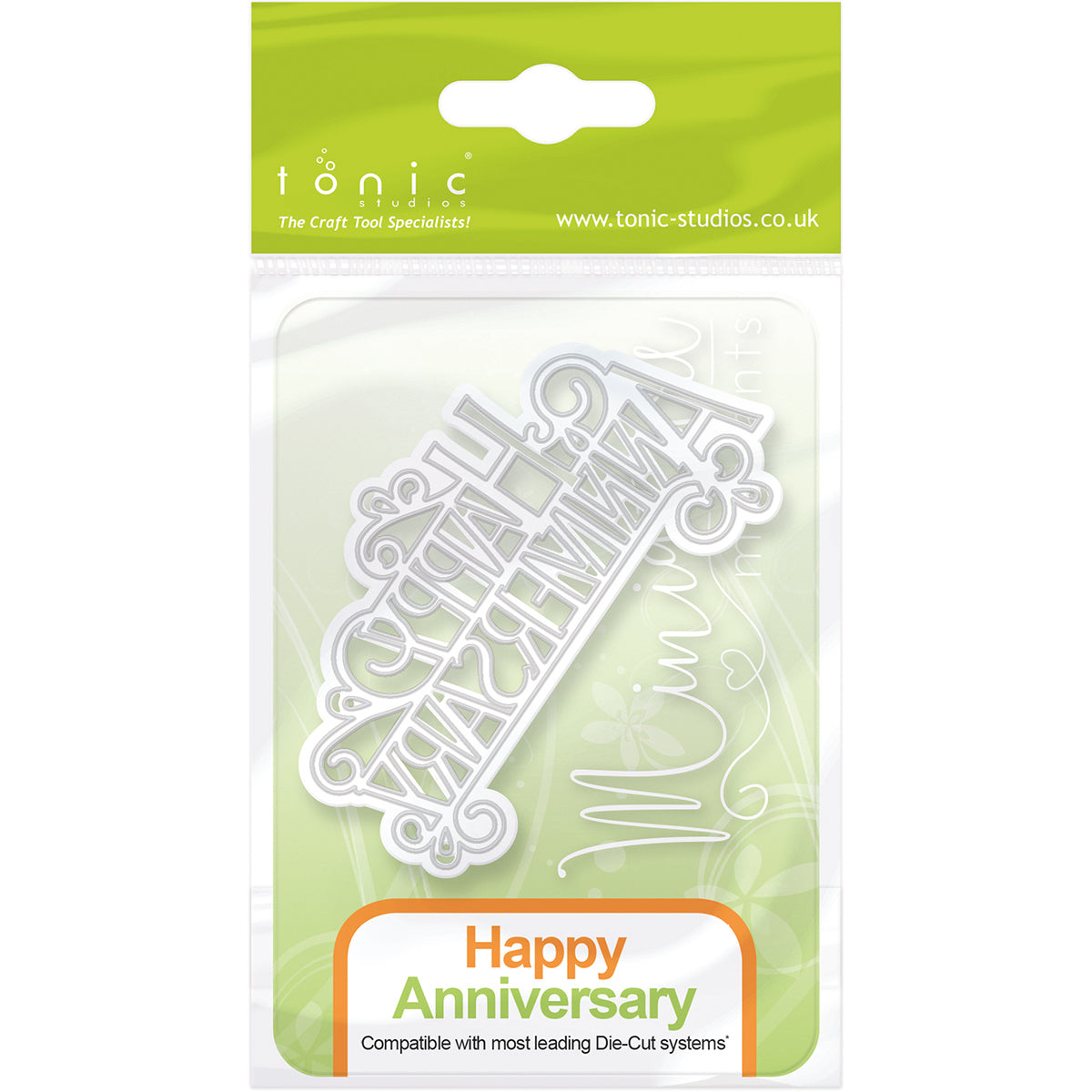 Tonic Studios Miniature Moments Sentiment Die - Happy Anniversary