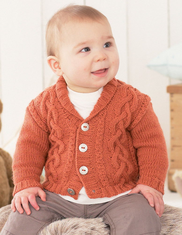 Boys V Neck and Shawl Collar Cardigans in Sirdar Snuggly DK - 1473 - Downloadable PDF