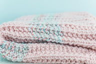 Fluffy Rib Knit Blanket