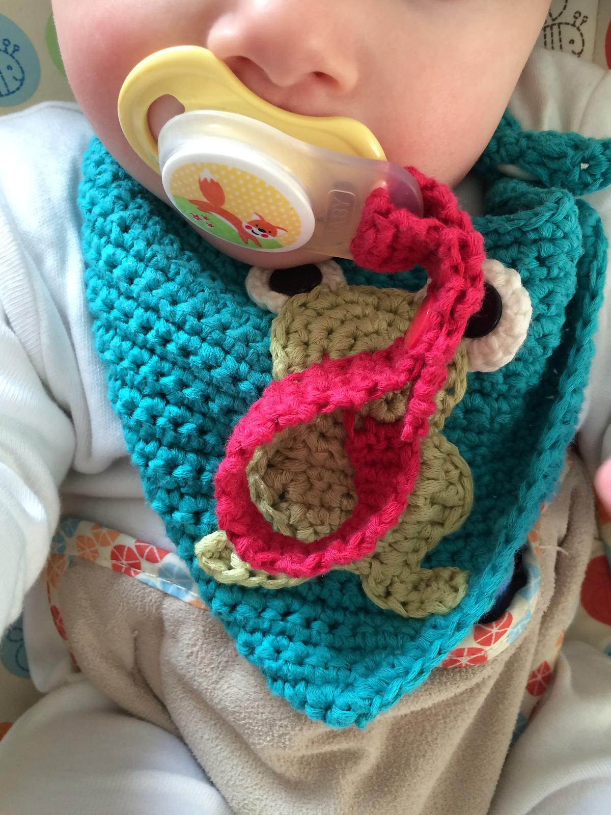 Frog Bib / Froschtuch