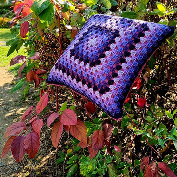 Blueberries Bouquet Granny Cushion