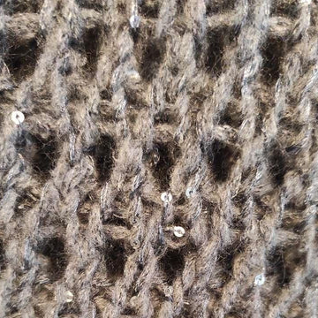 Women's vest, thick yarn with sequins