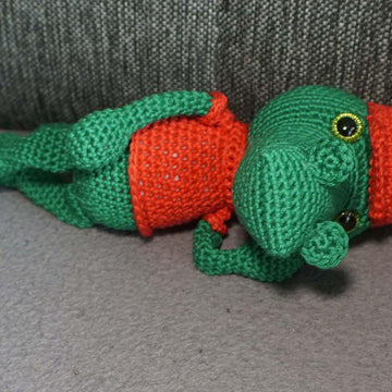 Häkelanleitung für das Krokodil Croco