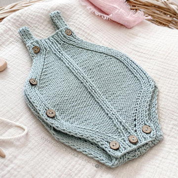 12-24 months - TWISTY DK Knitted Romper