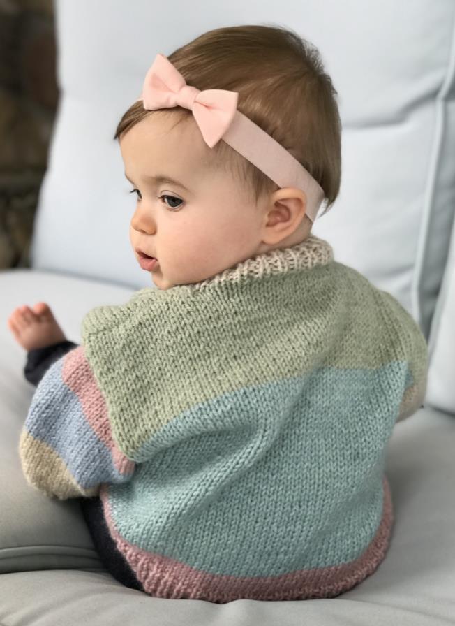 Plymouth Yarn Baby Cardigan Knitting Pattern