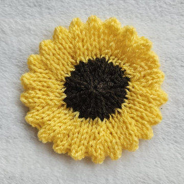 Knitted Sunflower