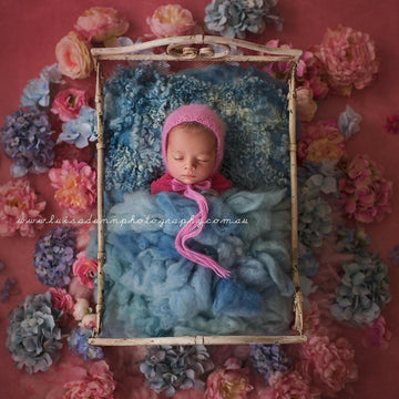 Angel Angora Bonnet