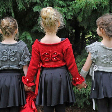Butterfly Ballerina Cardigans With Accessories