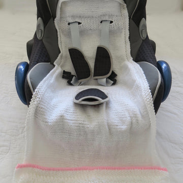 Baby Bunting Bunny Hooded Car Seat Blanket