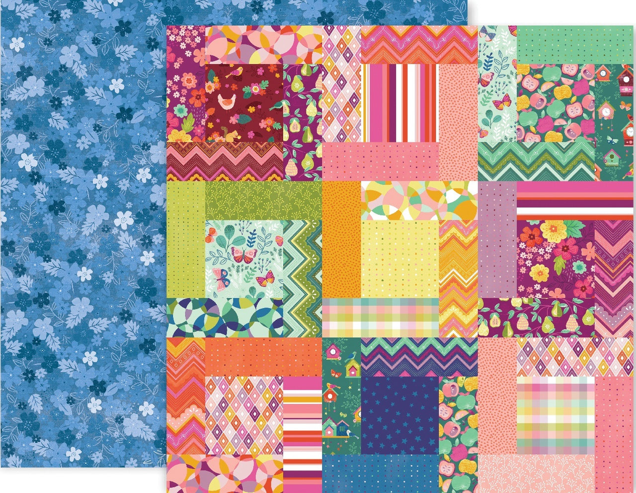 American Crafts Paige Evans Truly Grateful Double-Sided Cardstock 12"X12" 25/Pkg - #9